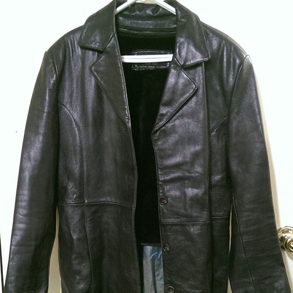 Ambition New York Men's Leather Jacket with Vest